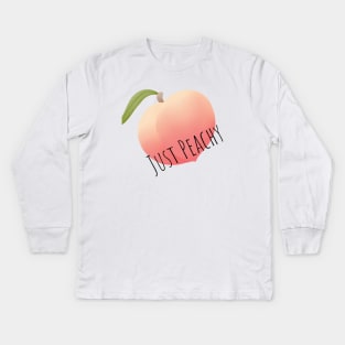 Just Peachy Kids Long Sleeve T-Shirt